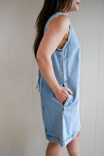 Petra Lane Denim Mini Dress