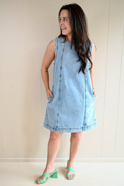 Petra Lane Denim Mini Dress