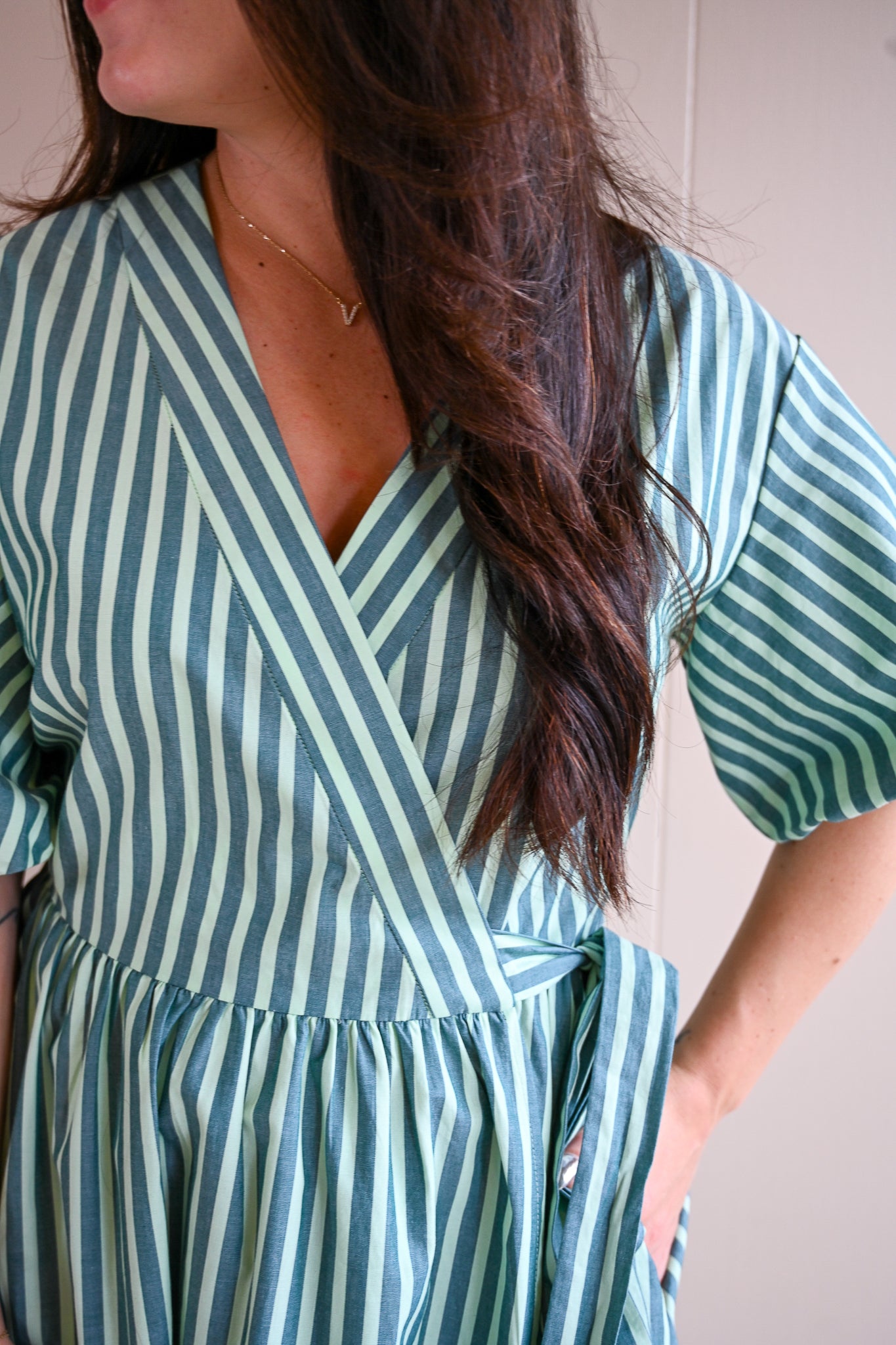 Melton Place Wrap Dress