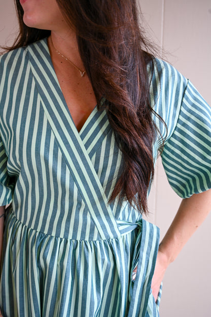 Melton Place Wrap Dress