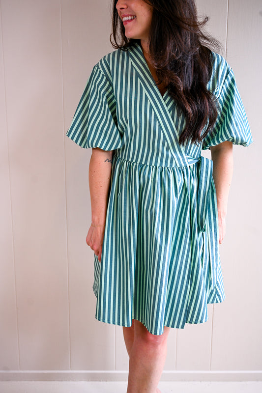 Melton Place Wrap Dress