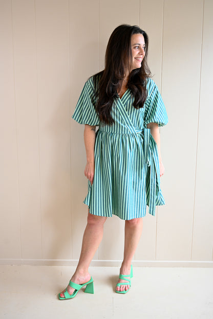 Melton Place Wrap Dress