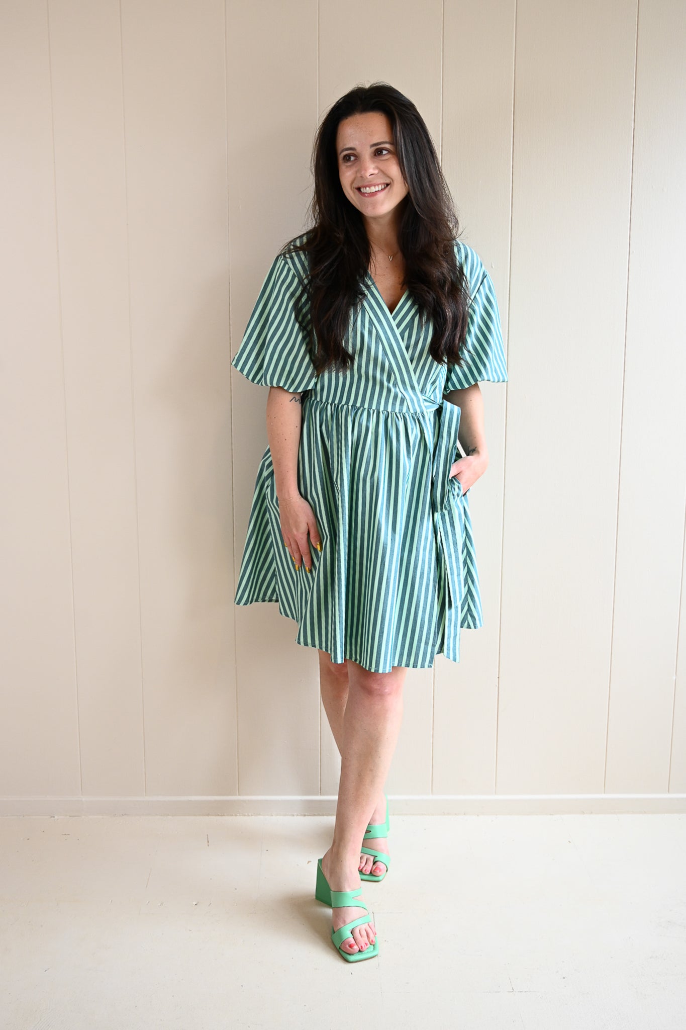 Melton Place Wrap Dress