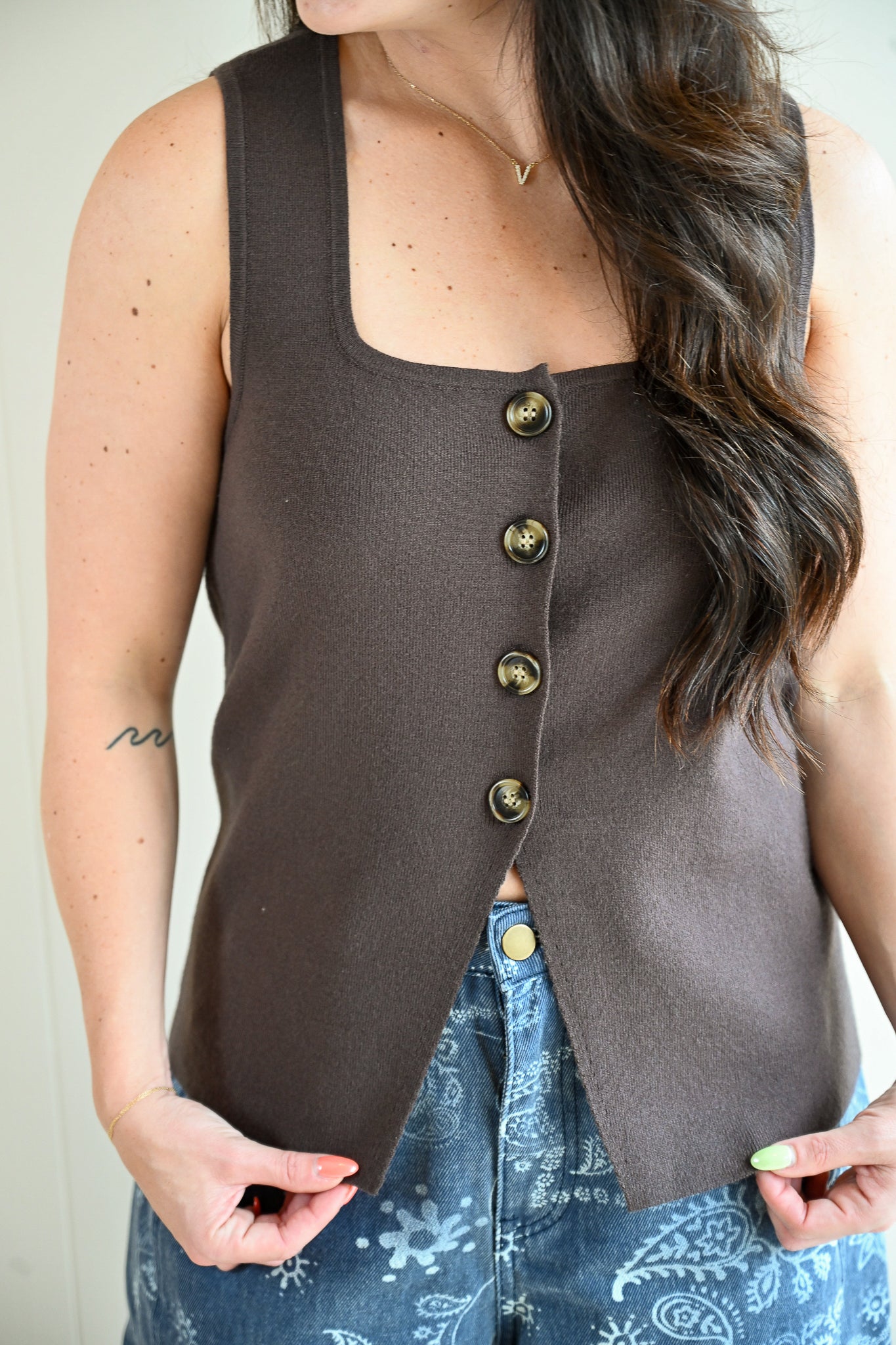 Bentley Street Button Up Vest