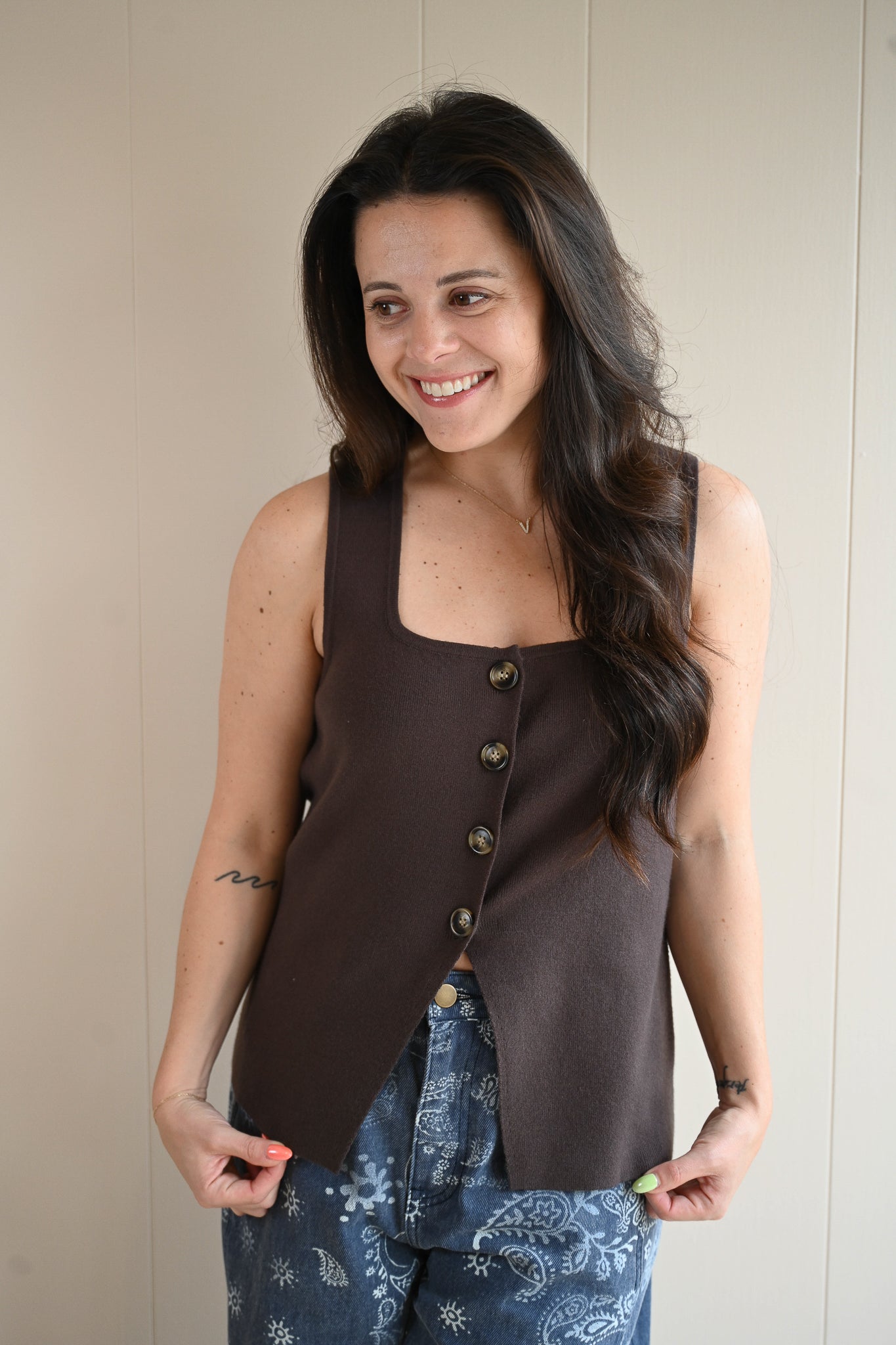 Bentley Street Button Up Vest