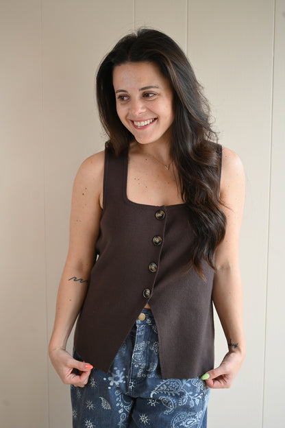 Bentley Street Button Up Vest