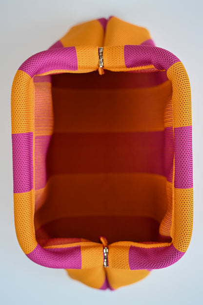 Beach Street Clutch - Yellow + Pink