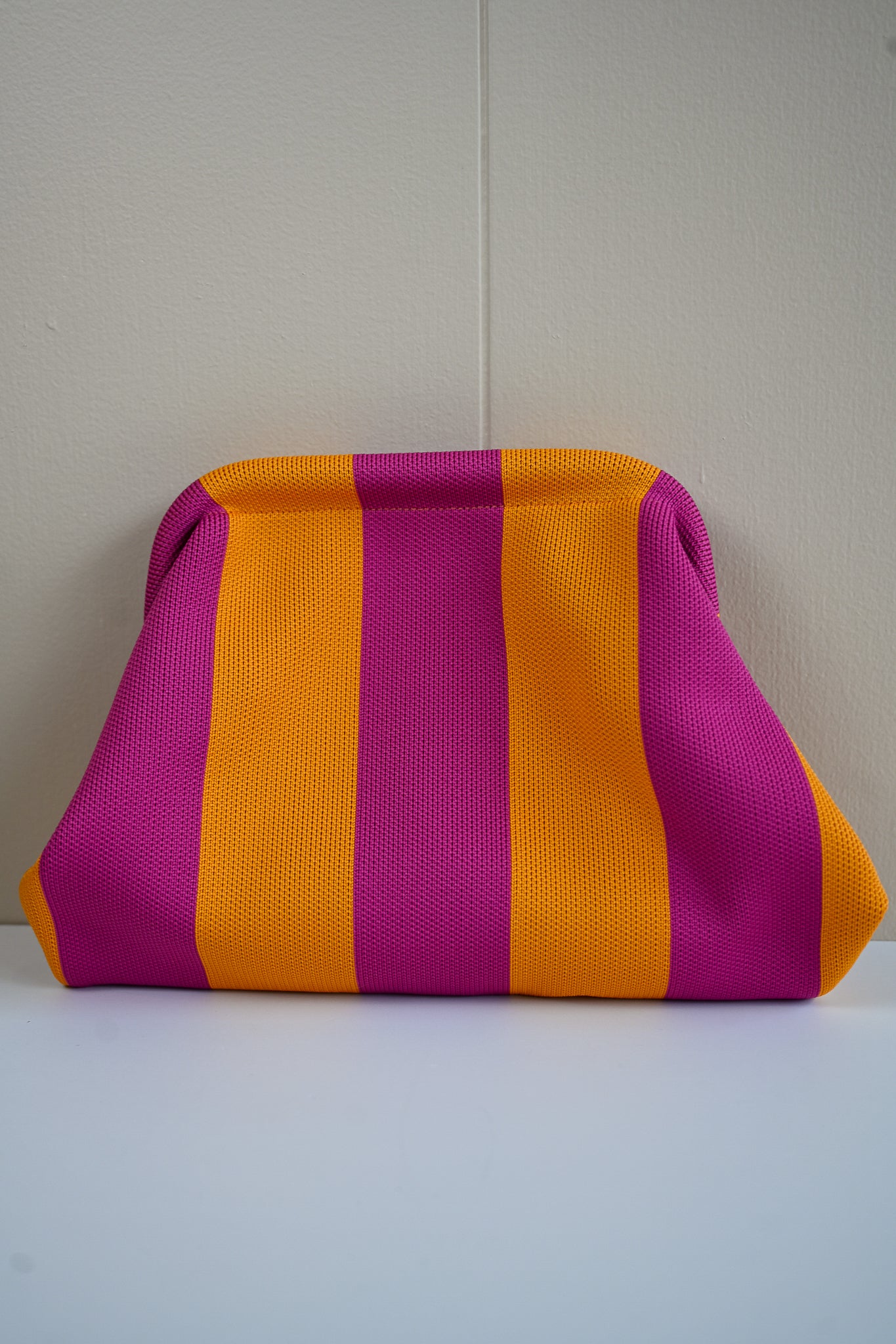 Beach Street Clutch - Yellow + Pink