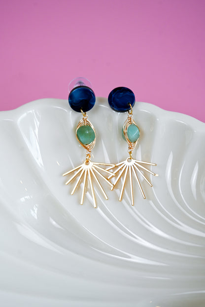 Three Tier Dangle Earrings