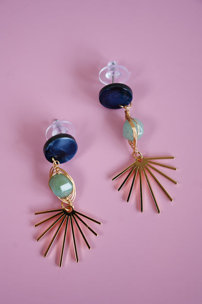 Three Tier Dangle Earrings