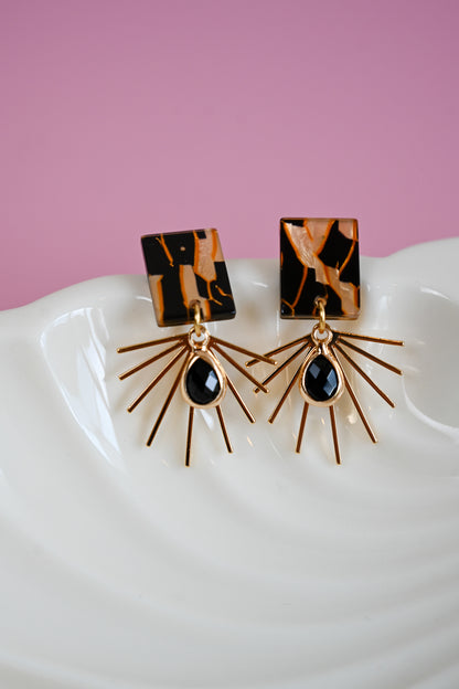 Tile Sunburst Earrings