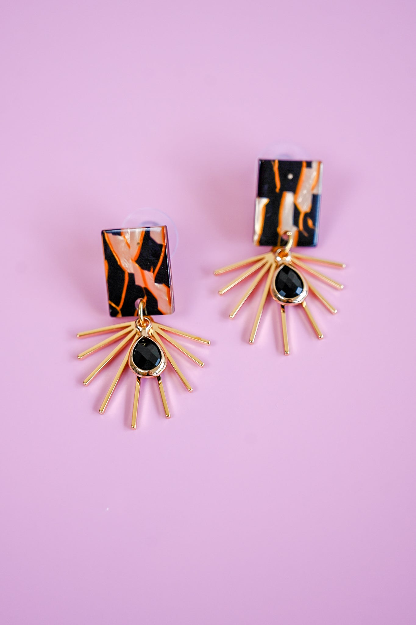 Tile Sunburst Earrings