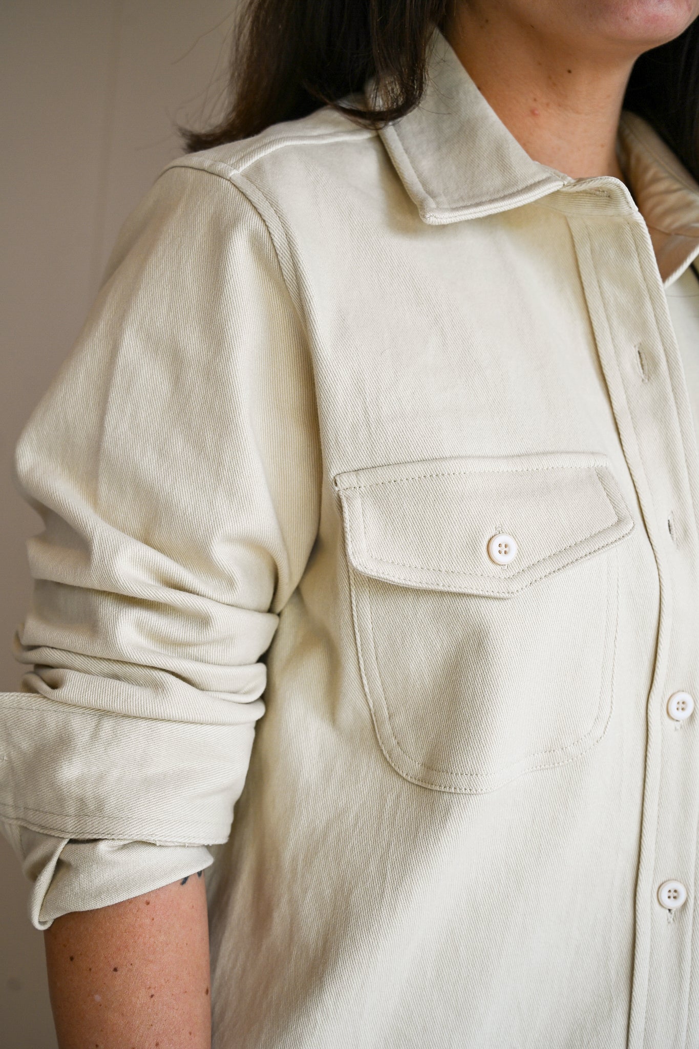 Cove Shirt Cream by VNTNA