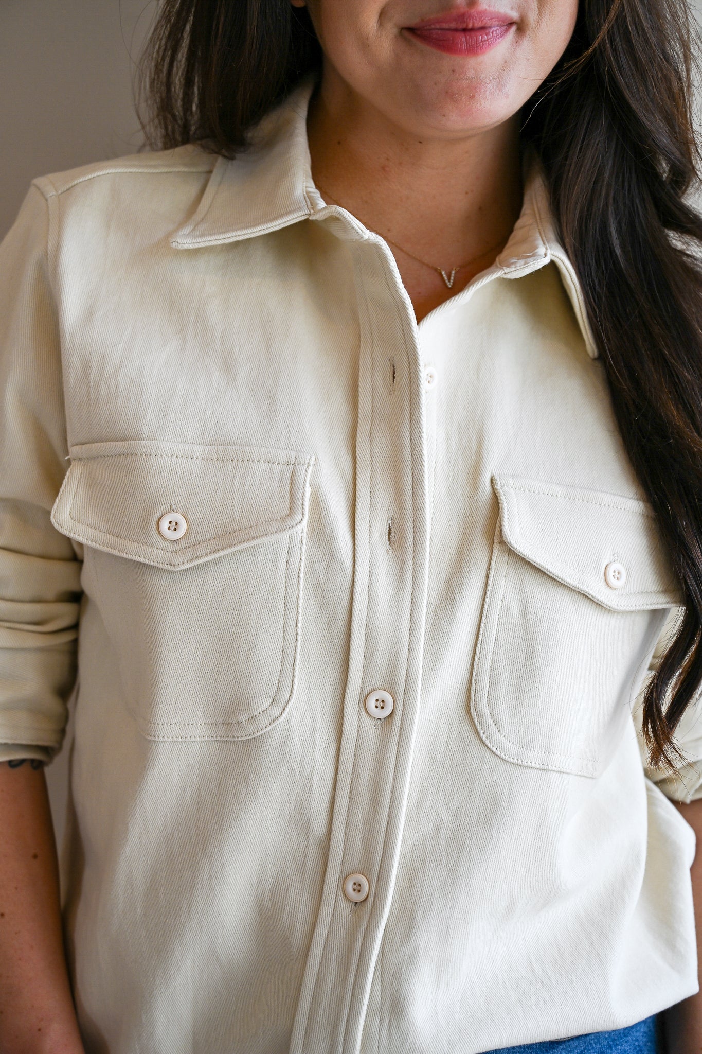 Cove Shirt Cream by VNTNA