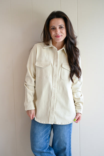 Cove Shirt Cream by VNTNA