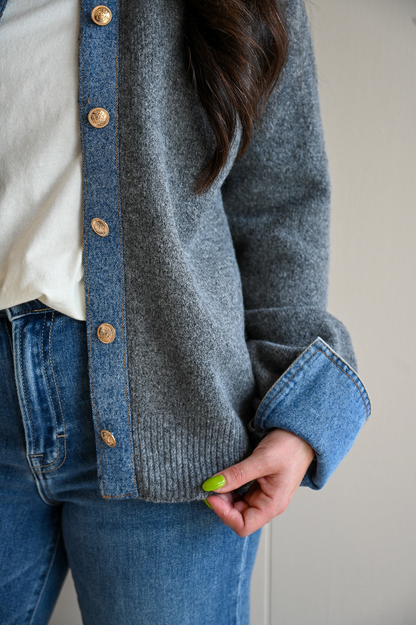 Sunset Drive Button Down Sweater