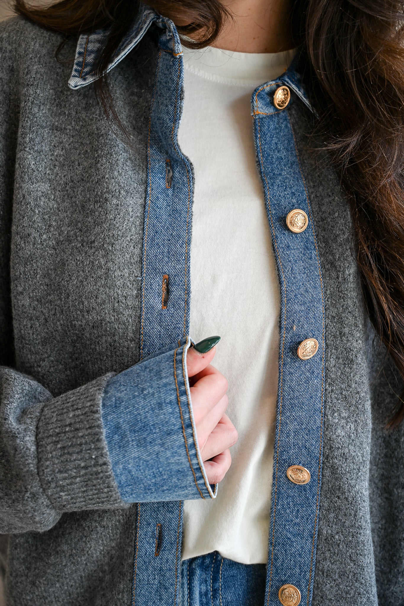 Sunset Drive Button Down Sweater