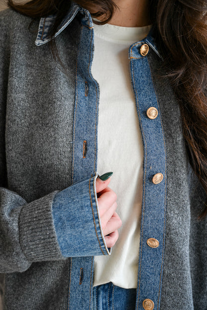 Sunset Drive Button Down Sweater