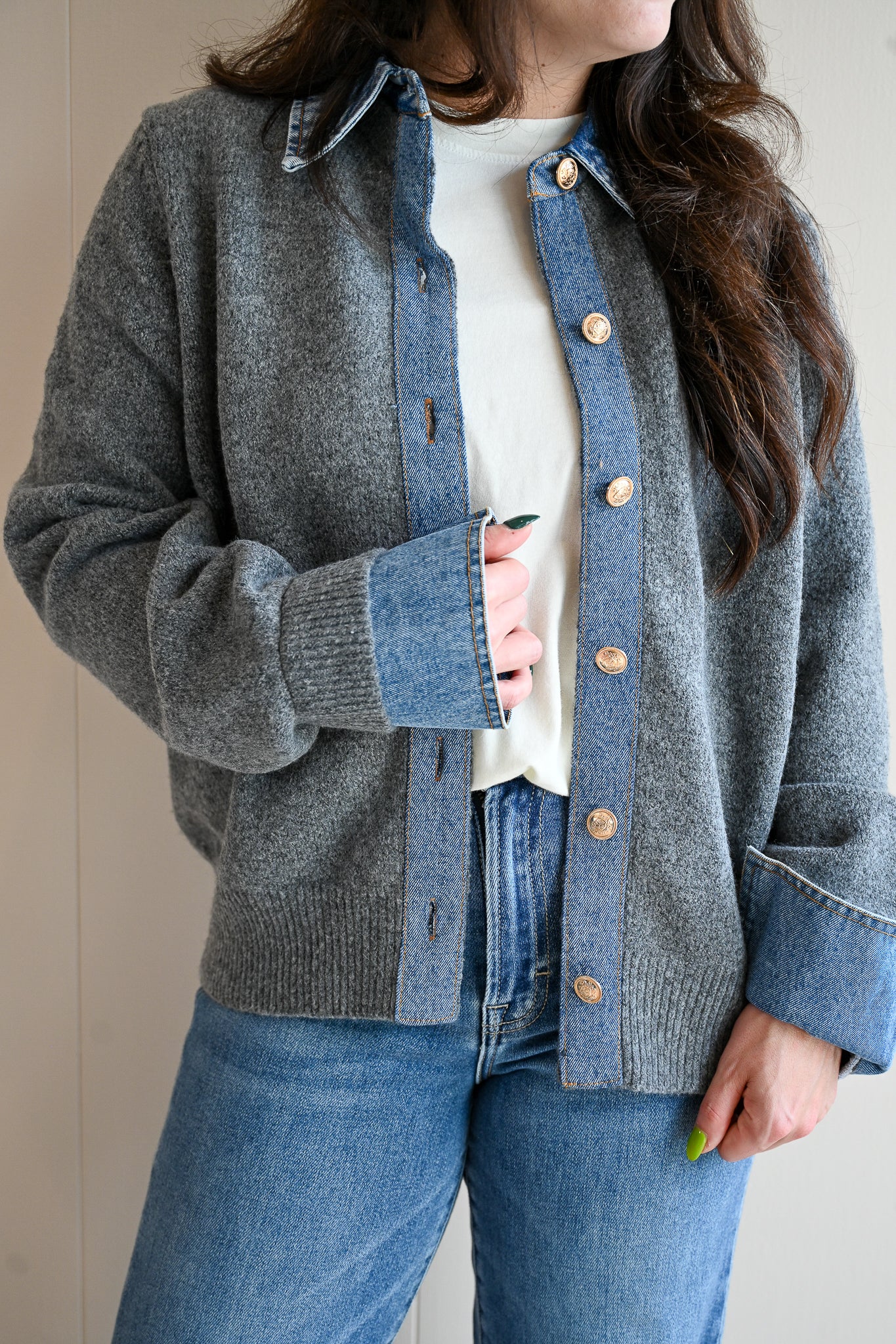 Sunset Drive Button Down Sweater