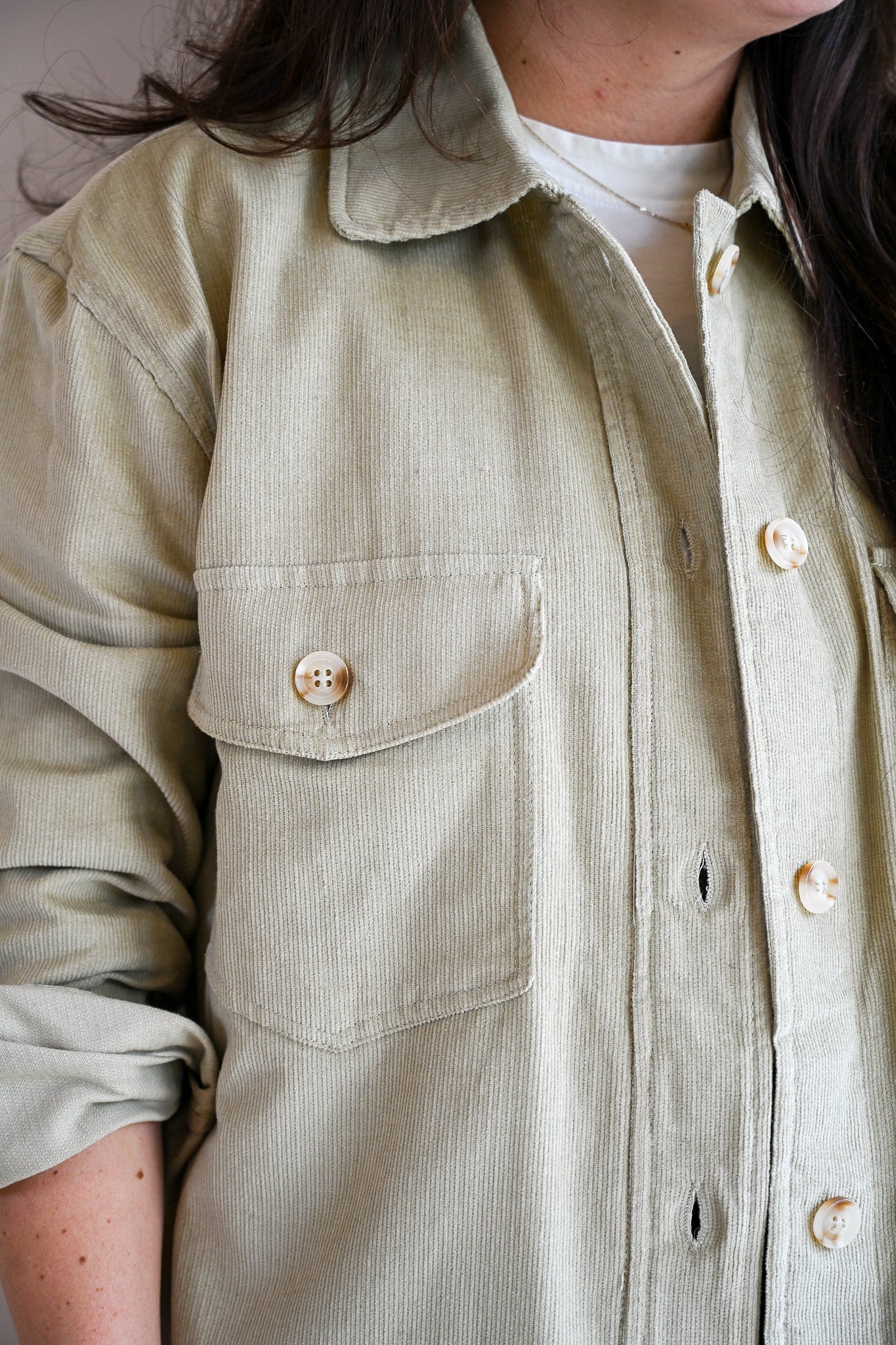 The Drift Shirt Dusty Olive by VNTNA