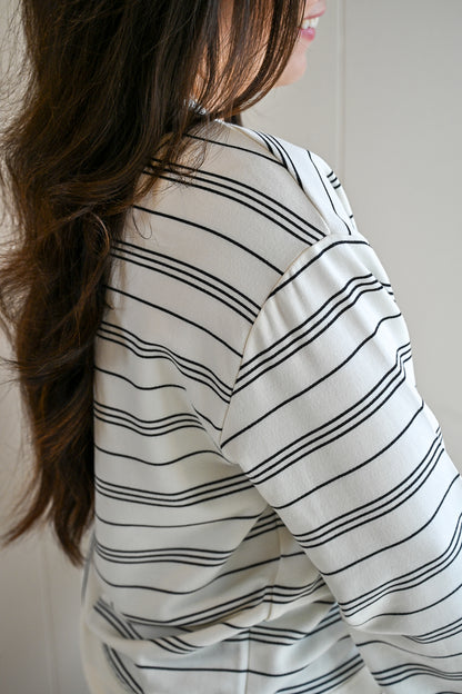 Short Street Stripe Sweatshirt