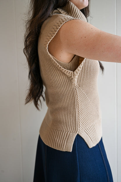 Todd Lane Loose Funnel Neck Sweater