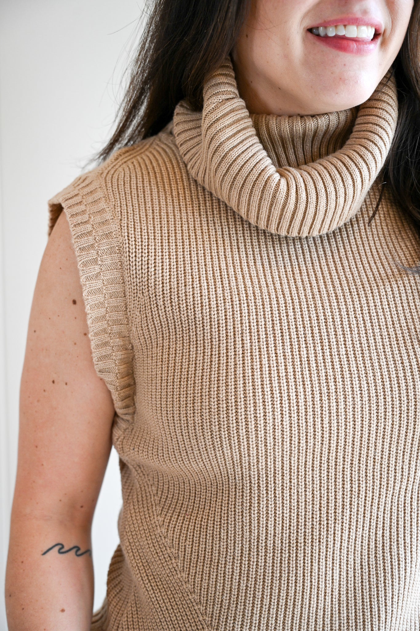 Todd Lane Loose Funnel Neck Sweater