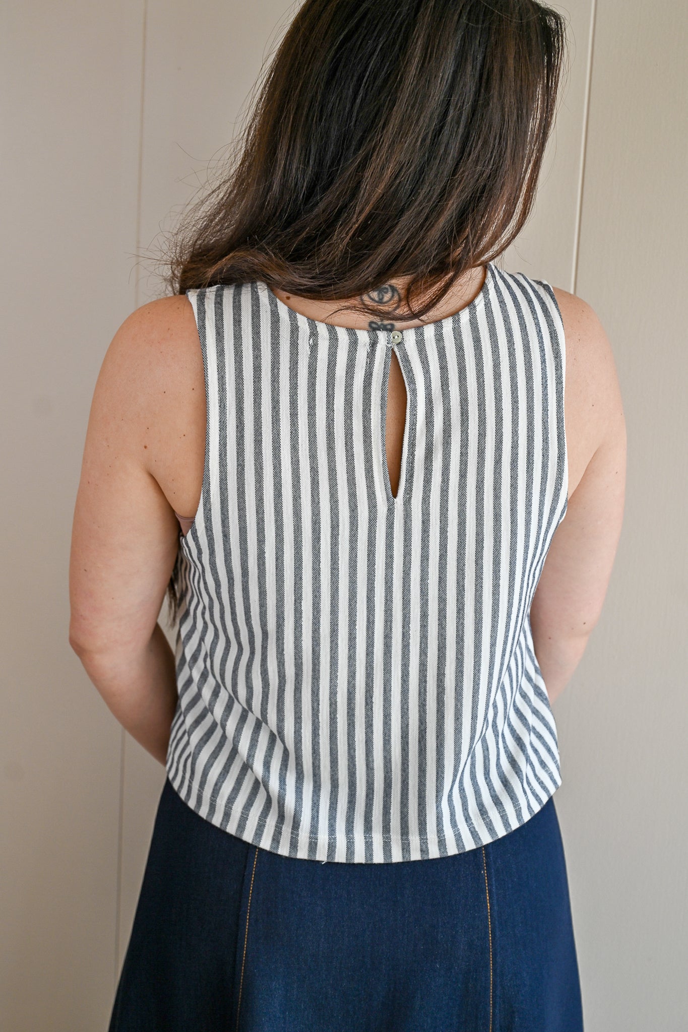 Platt Court Tank - Ocean Stripe