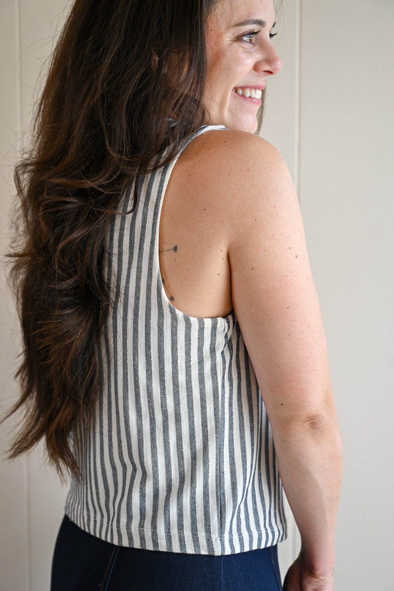Platt Court Tank - Ocean Stripe