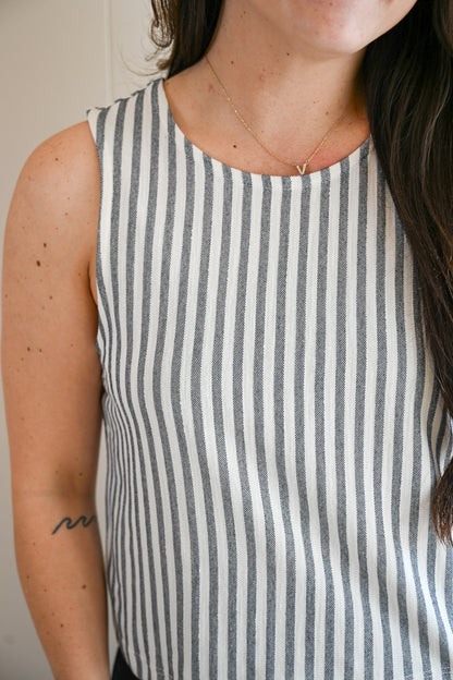 Platt Court Tank - Ocean Stripe