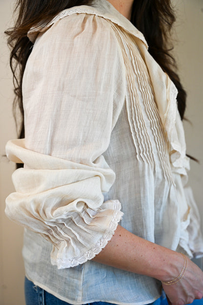 Ripple Street Ruffle Blouse