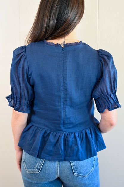 Rosemont Avenue Pleated Top