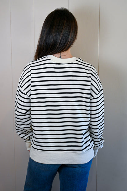 Spruce Avenue Stripe Long Sleeve Top