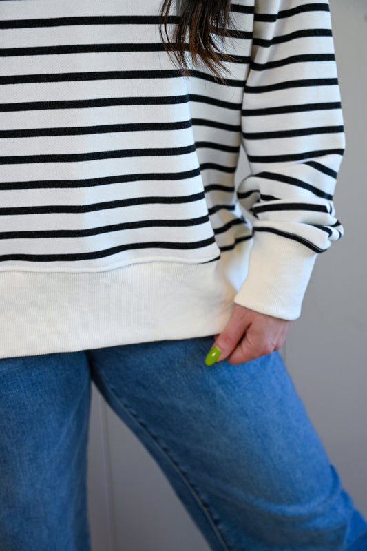 Spruce Avenue Stripe Long Sleeve Top
