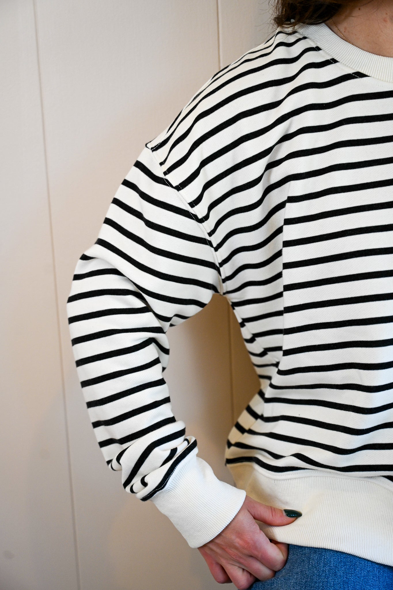 Spruce Avenue Stripe Long Sleeve Top
