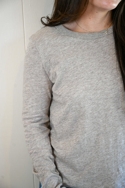 Del Monte Blvd Long Sleeve Tee Sandstone