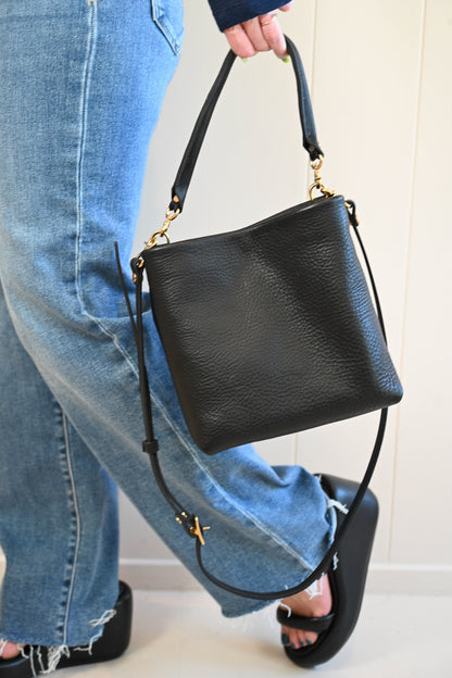 Black Pebble Crossbody by Charlie's Goods