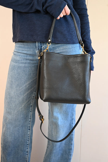 Black Pebble Crossbody by Charlie's Goods