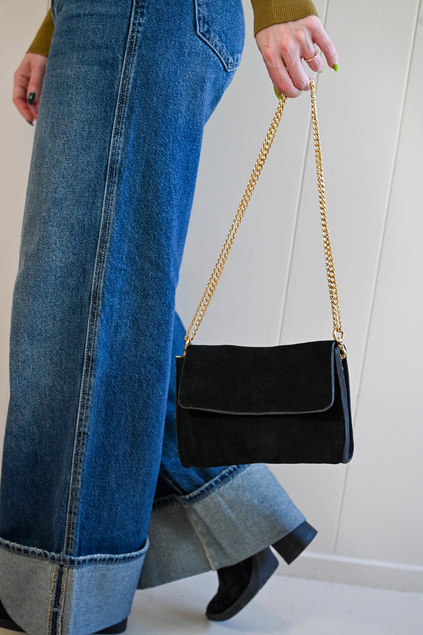 Mini Dylan Black Suede by Charlie's Goods