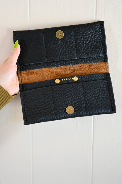 Daphne Wallet Pebble Black by Charlie's Goods