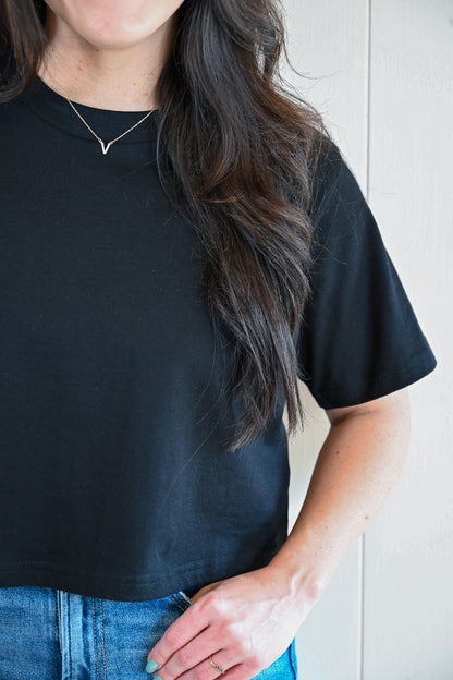 Classic Boy Tee Black by VNTNA