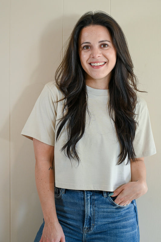 Classic Boy Tee Sandstone by VNTNA