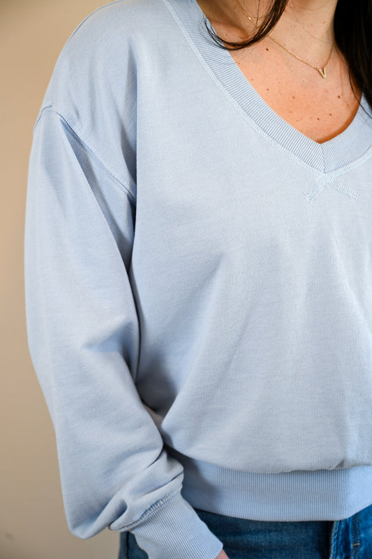 Funston Avenue V Neck Top