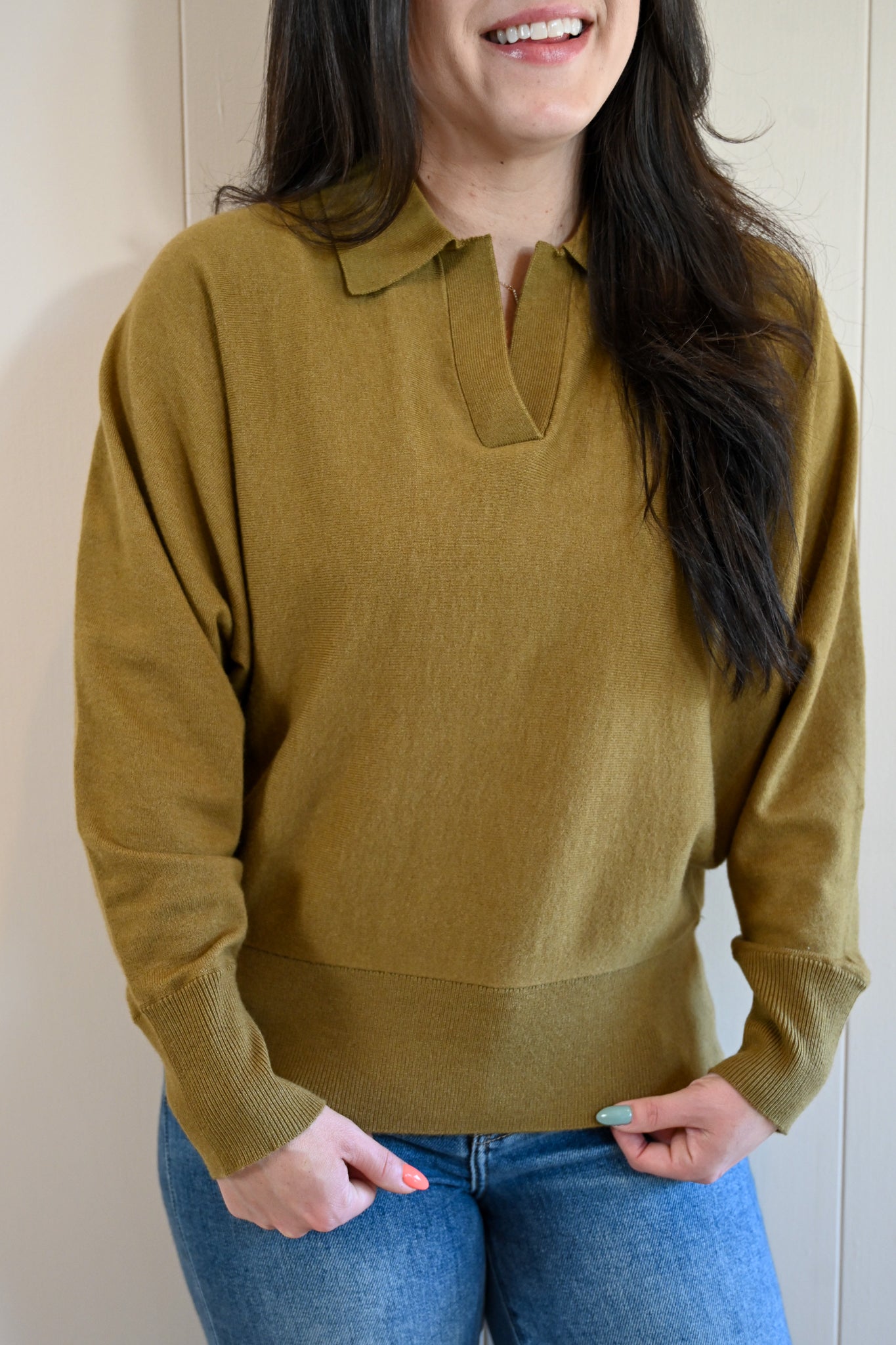 Ruth Court Collared Sweater