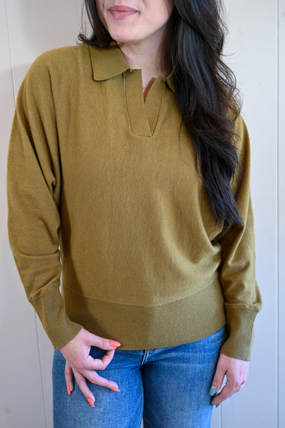 Ruth Court Collared Sweater