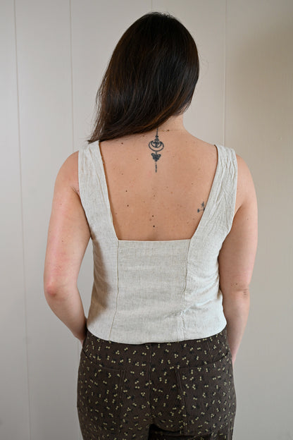 Balboa Avenue Linen Top