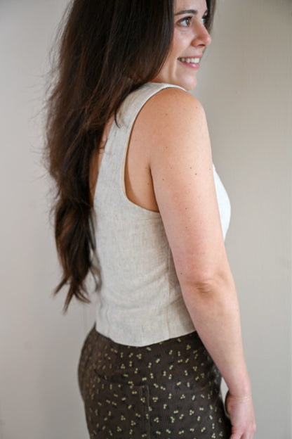 Balboa Avenue Linen Top