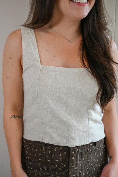 Balboa Avenue Linen Top