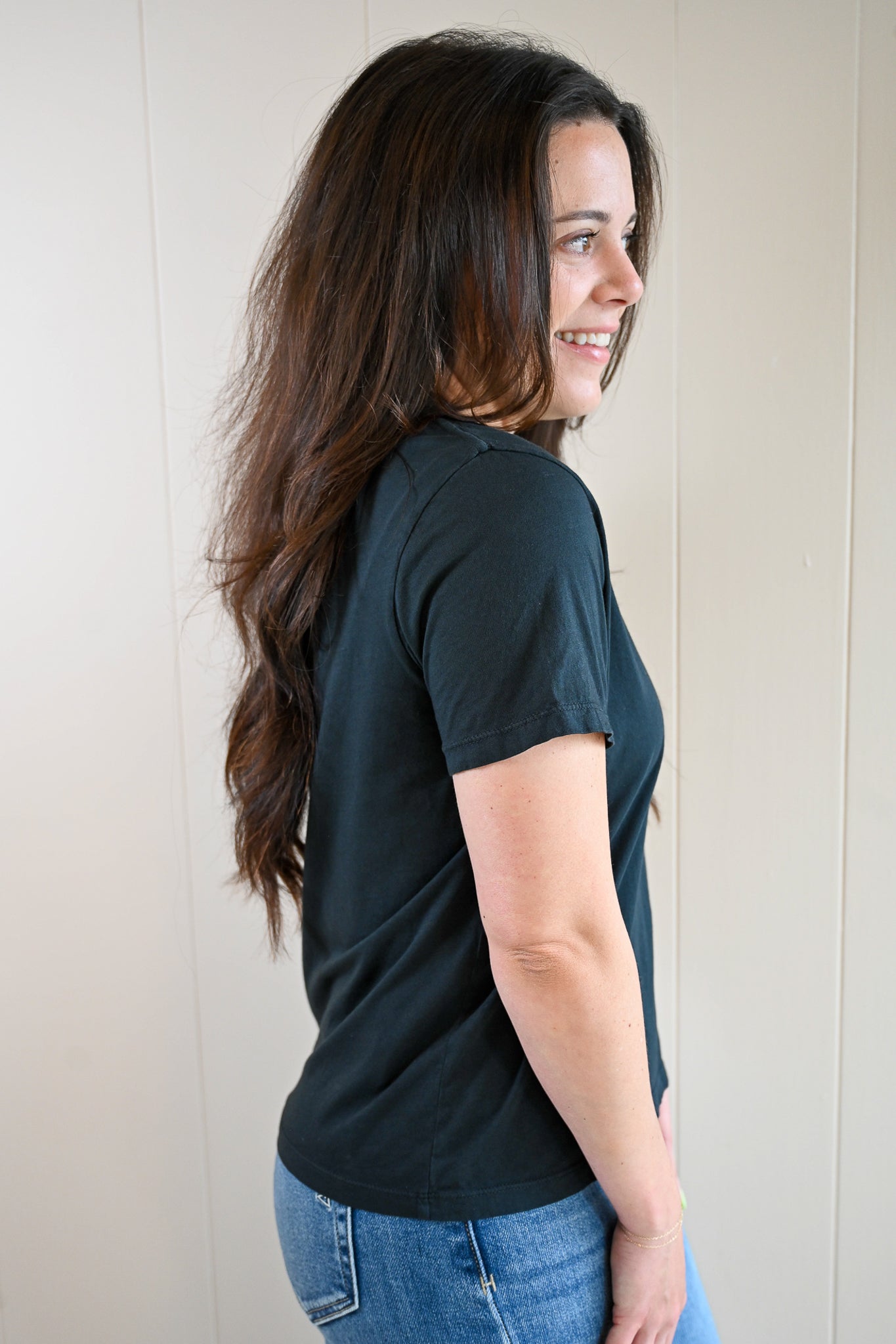 Wave Label Crew Neck - Storm