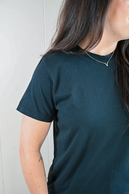 Wave Label Crew Neck - Storm